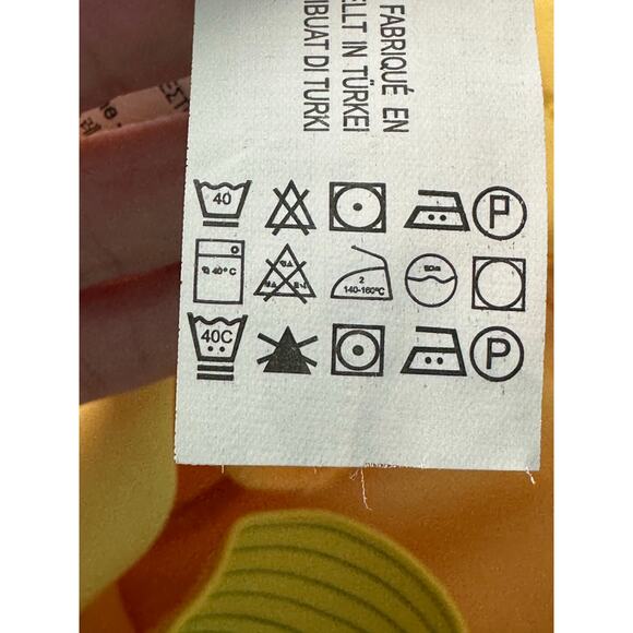 ZARA BASIC yellow straight legs pants size M - Picture 4 of 12